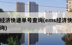 ems经济快递单号查询(ems经济快递价格查询)