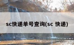 sc快递单号查询(sc 快递)