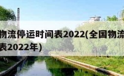 全国物流停运时间表2022(全国物流停运时间表2022年)