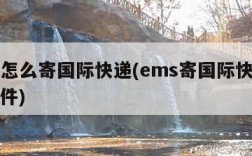 ems怎么寄国际快递(ems寄国际快递上门取件)