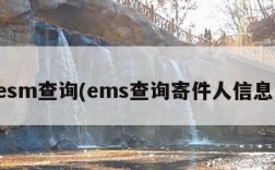 esm查询(ems查询寄件人信息)