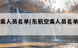 东航空乘人员名单(东航空乘人员名单郁智超简介)