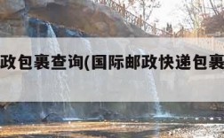 国际邮政包裹查询(国际邮政快递包裹单号查询)