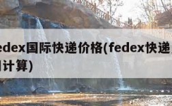 fedex国际快递价格(fedex快递费用计算)