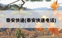 泰安快递(泰安快递电话)