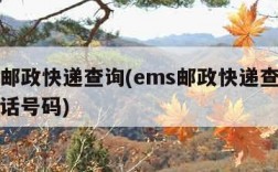 ems邮政快递查询(ems邮政快递查询官网电话号码)