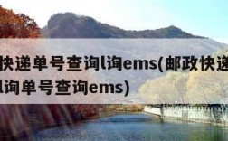 邮政快递单号查询l询ems(邮政快递单号查询l询单号查询ems)