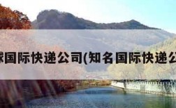 全球国际快递公司(知名国际快递公司)