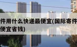 国际寄件用什么快递最便宜(国际寄件用什么快递最便宜省钱)