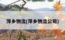 萍乡物流(萍乡物流公司)