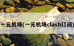 一元机场(一元机场clash订阅)